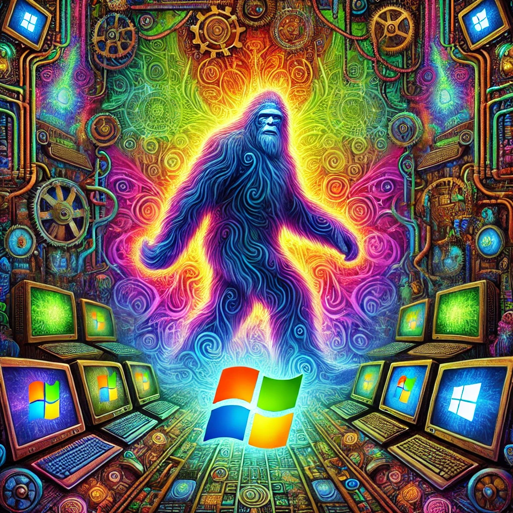 Psychedelic Bigfoot